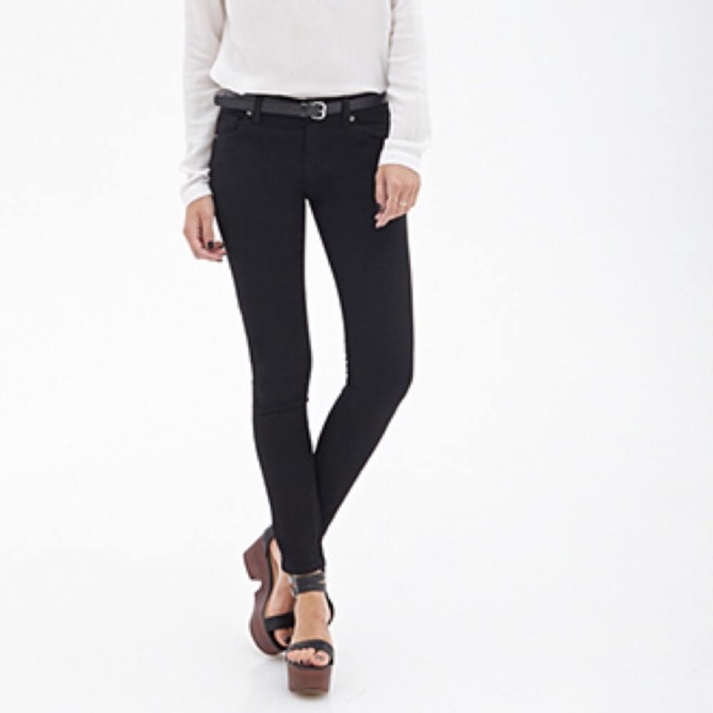2 for $15- Black Denim Jeans